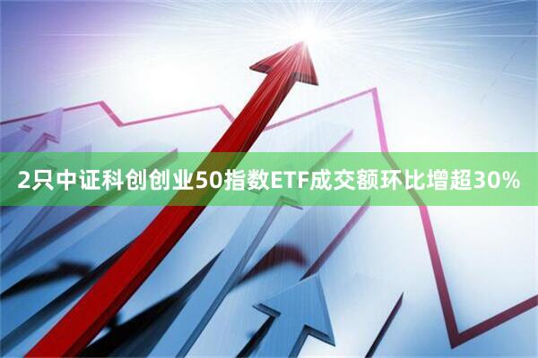 2只中证科创创业50指数ETF成交额环比增超30%